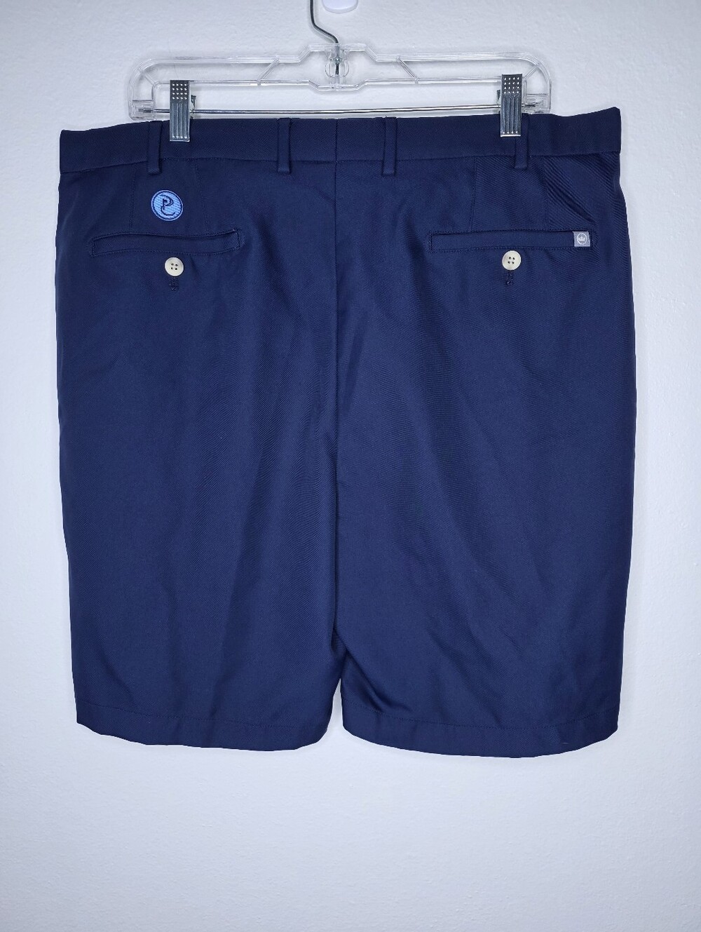 Peter Millar Salem Performance Golf Shorts Navy Blue Men's Size 38 ME0EB82